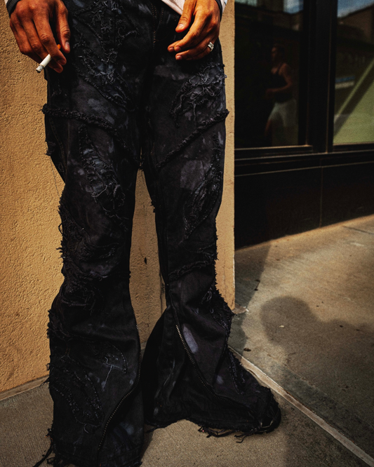FRÊELYFË Obsidian Wreck Flare Pants